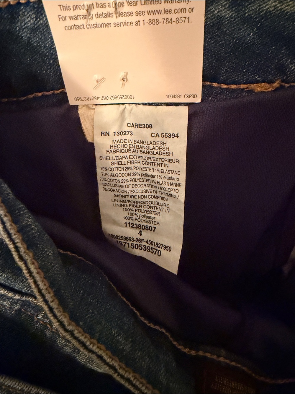 Lee® Mid Rise Skort - Picture 4 of 7